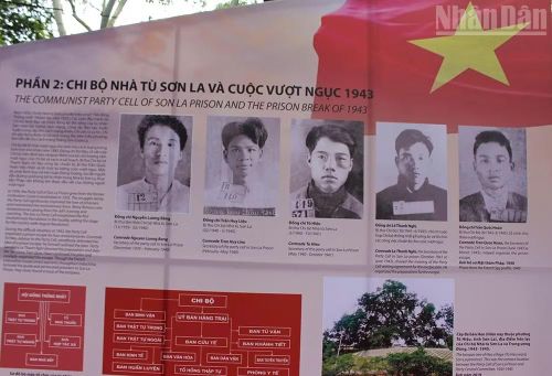 Triển lãm phần 2 với nội dung "Chi bộ Nhà tù Sơn La và cuộc vượt ngục năm 1943".