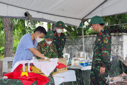 Đội Quy tập hài cốt liệt sĩ, Bộ CHQS tỉnh Thanh Hóa triển khai "Chiến dịch 500 ngày đêm đẩy mạnh thực hiện tìm kiếm, quy tập và xác định danh tính hài cốt liệt sĩ".