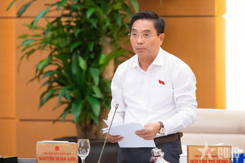 Phó chủ tịch Quốc hội Nguyễn Doãn Anh phát biểu tại phiên họp.