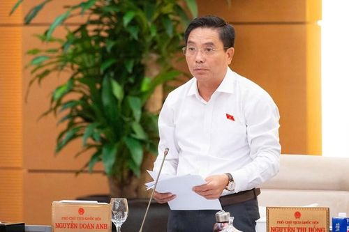  Phó Chủ tịch Quốc hội, Thượng tướng Nguyễn Doãn Anh điều hành và tổng kết nội dung thảo luận. Ảnh: CẨM HÀ 