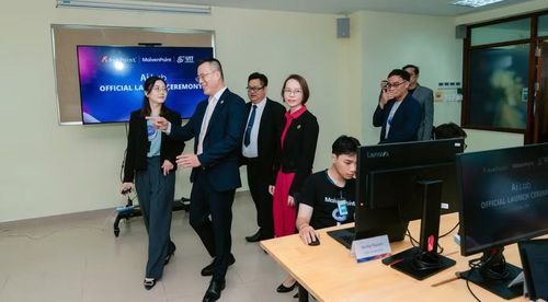 Trường Đại học Công nghệ Thông tin, Đại học Quốc gia TPHCM đưa vào vận hành AI Lab, thúc đẩy nghiên cứu trí tuệ nhân tạo và công nghệ cao, tháng 5/2026. Ảnh: NTCC