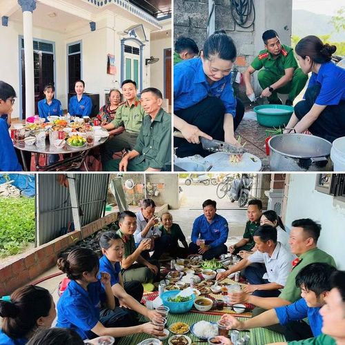 Hơn 150 mâm cơm nghĩa tình được các cấp cơ sở Đoàn tại Hà Tĩnh tổ chức tại gia đình thân nhân liệt sĩ, người có công trong tháng 7, góp phần lan tỏa truyền thống “uống nước nhớ nguồn”.