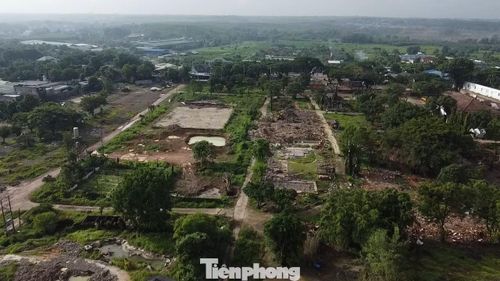 Các công trình bên trong khuôn viên KDL Vườn Xoài đã được tháo dỡ hoàn toàn