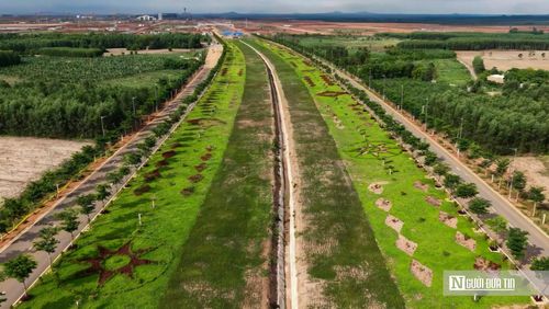 Dự án đường T1 và T2 có tổng mức đầu tư hơn 2.630 tỷ đồng. Trong đó, tuyến T1 dài khoảng 4,28km, quy mô 6 làn xe, kết nối trực tiếp sân bay với Quốc lộ 51; tuyến T2 dài khoảng 3,5km, quy mô 4 làn xe, kết nối với cao tốc TP.HCM - Long Thành - Dầu Giây.