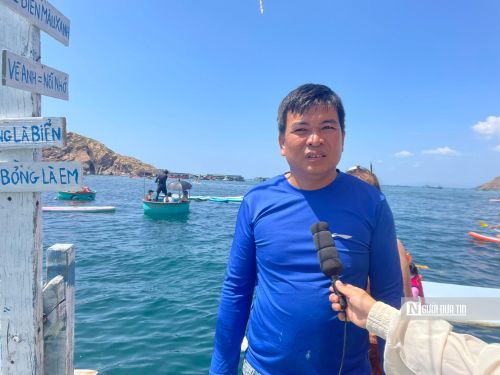 Anh Sáng trăn trở với các hoạt động tự phát ảnh hưởng tới hệ sinh thái biển ở Hòn Khô thời gian qua