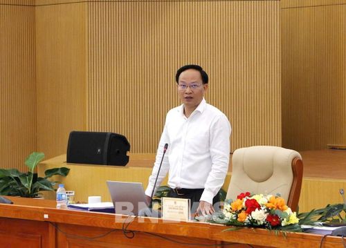 Phó Chủ tịch UBND tỉnh Bắc Ninh Phạm Văn Thịnh đại diện địa phương tiếp thu ý kiến. Ảnh: Thu Hằng/Bnews/vnanet.vn