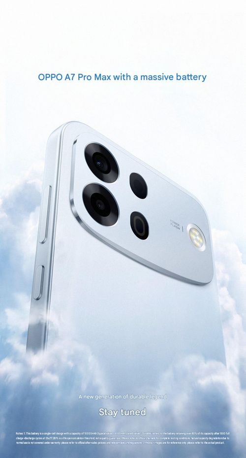 Oppo A7 Pro Max sắp ra mắt với viên pin 10.000 mAh.