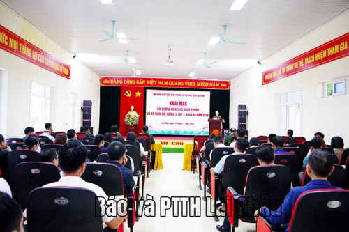 Quang cảnh lễ khai mạc lớp bồi dưỡng.