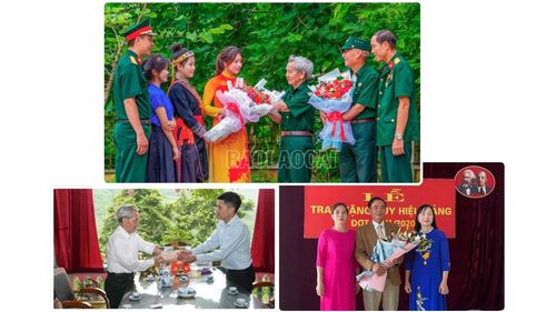 Những người lính năm xưa vẫn miệt mài cống hiến ngay trong thời bình, trở thành tấm gương sáng cho con cháu noi theo. Ảnh: CTV