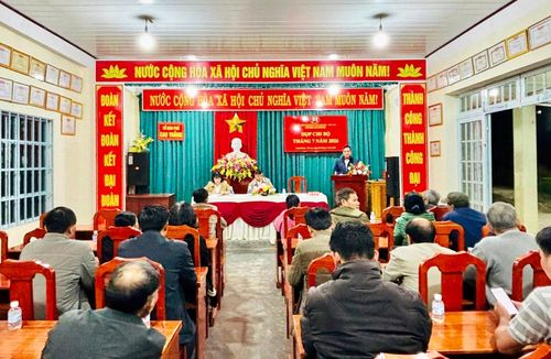 Các chi bộ mới thành lập sau sáp nhập đã tổ chức sinh hoạt chi bộ, phân công nhiệm vụ cho cấp ủy viên, thông qua quy chế làm việc