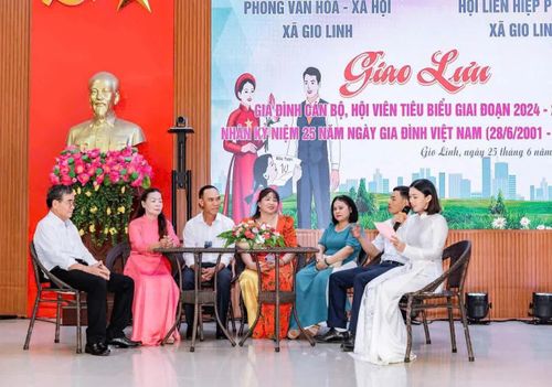 Giao lưu gia đình, cán bộ hội viên tiêu biểu giai đoạn 2024 - 2026 - Ảnh: P.V