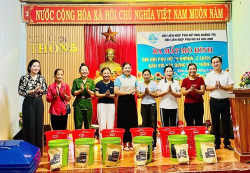 Hội Liên hiệp Phụ nữ xã Gio Linh triển khai hiệu quả các mô hình, cuộc vận động - Ảnh: P.V