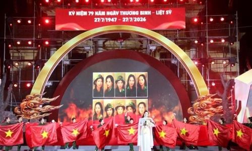 Chương trình tôn vinh tinh thần bất khuất của những người đã ngã xuống vì hòa bình