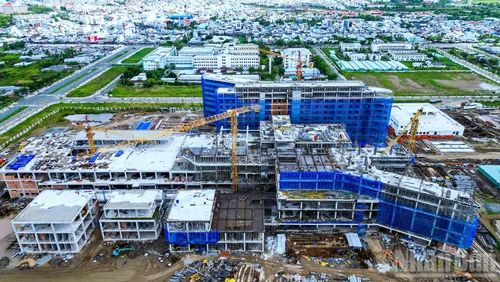 Dự án Bệnh viện đa khoa Cà Mau quy mô 1.200 giường chiếm vốn lớn tại Cà Mau đang được đẩy nhanh tiến độ thi công.