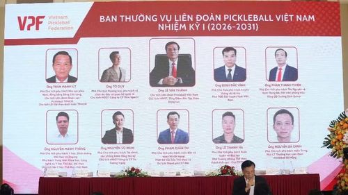 Ban Thường vụ Liên đoàn Pickleball Việt Nam nhiệm kỳ I (2026-2031).