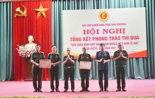 Trung ương Hội Cựu chiến binh Việt Nam tặng bằng khen cho 2 tập thể.