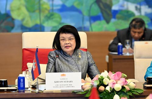 Chủ tịch Khuon Sudary chúc mừng Việt Nam tổ chức thành công cuộc bầu cử đại biểu Quốc hội khóa 16 và HĐND các cấp nhiệm kỳ 2026-2031; đặc biệt chúc mừng Chủ tịch Trần Thanh Mẫn tái giữ chức Chủ tịch Quốc hội