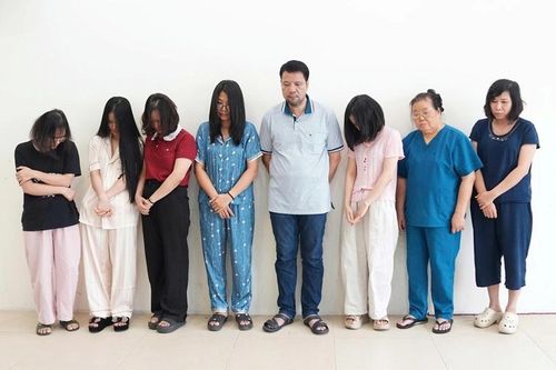  Hình ảnh các đối tượng đã bị khởi tố trong đường dây.