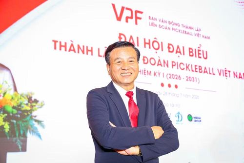 Ông Lê Văn Thành, Chủ tịch Hội đồng quản trị, Tổng Giám đốc Tập đoàn Động Lực được bầu giữ chức Chủ tịch Liên đoàn Pickleball Việt Nam nhiệm kỳ I (2026-2031). (Ảnh: BTC)