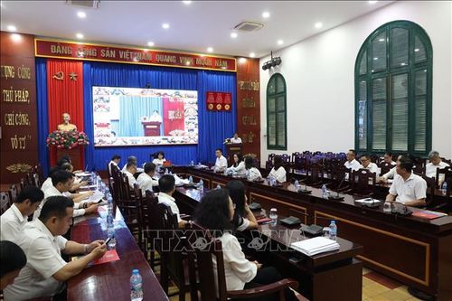 Hội nghị tổng kết thực tiễn 10 năm thi hành Bộ luật Tố tụng dân sự năm 2015 tại Tòa án nhân dân TP Hồ Chí Minh cùng các điểm cầu trực tuyến Tòa án nhân dân khu vực trên địa bàn Thành phố.
