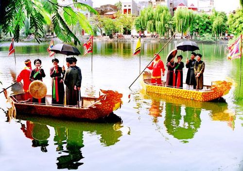 Hình ảnh ở Hội Lim. Ảnh: báo Chính Phủ