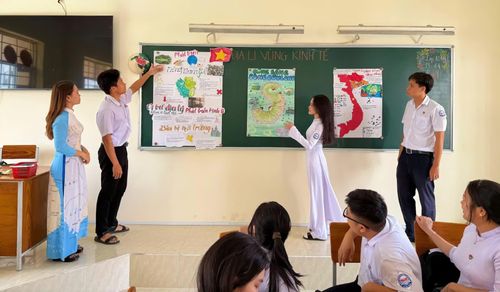 Giờ học của các học sinh.