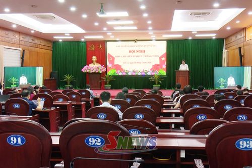 Hội nghị Báo cáo viên Tỉnh ủy tháng 7/2026.