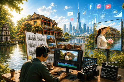 Giá trị văn hóa tạo nên nét riêng của quảng cáo sáng tạo Việt Nam. Ảnh minh họa: ChatGPT