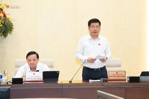 Phó Chủ tịch Quốc hội Nguyễn Hồng Diên điều hành phiên họp