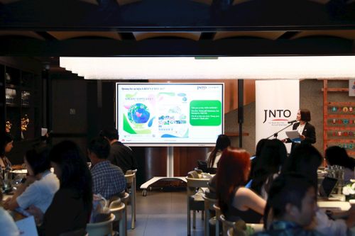 JNTO giới thiệu những điểm mới của du lịch Nhật Bản. Ảnh: Hoàng Lân
