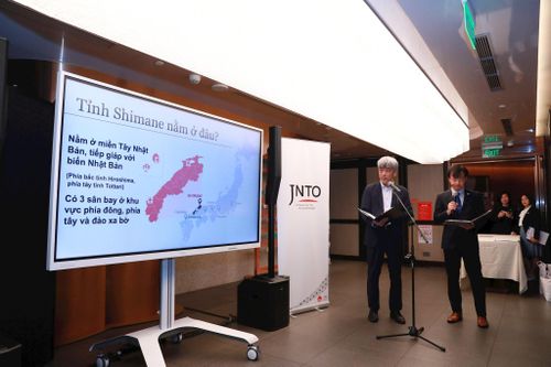Giới thiệu du lịch tỉnh Shimane. Ảnh: H.L