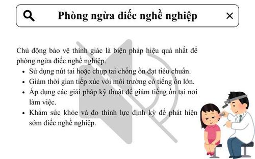 Phòng ngừa điếc nghề nghiệp. (Ảnh Thành Long)