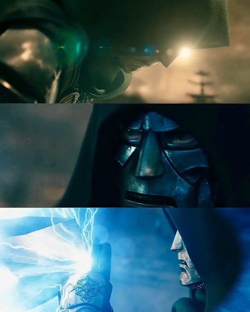 Tạo hình Doctor Doom lộ diện trong trailer.