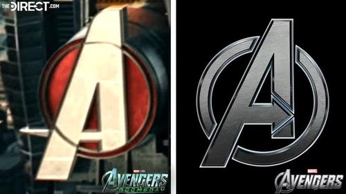 Logo Avengers cũng được đổi mới trong phim. Ảnh: The Direct