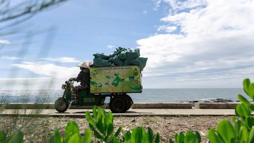 Cồn Cỏ đặt mục tiêu trở thành điểm đến du lịch giảm nhựa, gắn bảo tồn hệ sinh thái với nâng cao nhận thức cộng đồng. (Ảnh: WWF Việt Nam)
