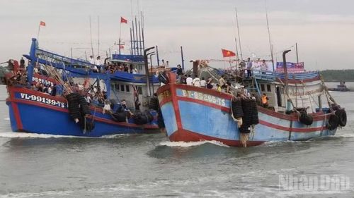 Đánh bắt thủy sản xa bờ mang lại nguồn kinh tế chính cho ngư dân tại địa phương.