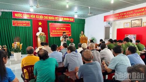  Ban chỉ đạo phong trào toàn dân bảo vệ An ninh tổ quốc, phòng, chống tội phạm và tệ nạn xã hội phường Phú Thủy tổ chức hội nghị tại Tổ dân phố 4. 