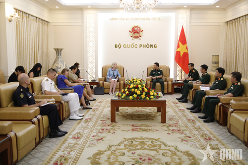 Quang cảnh cuộc tiếp.