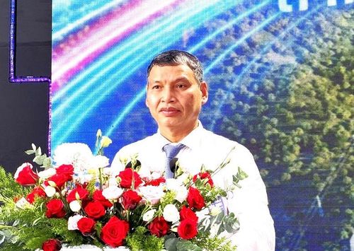 Phó Chủ tịch Thường trực UBND TP Đà Nẵng Hồ Kỳ Minh phát biểu tại Lễ khởi công.