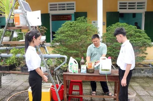 Dạy nghề qua các tiết học thực hành cho học sinh Trung tâm GDNN-GDTX TP Huế.