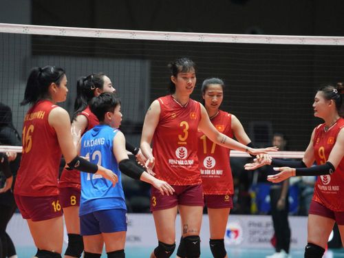Thanh Thúy và các đồng đội đã sẵn sàng cho chặng 1 SEA V.Cup 2026 - Ảnh: TK