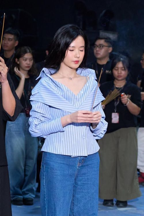 Bên cạnh diễn xuất, Midu ngày càng mở rộng dấu ấn với vai trò nhà đầu tư và tham gia các dự án điện ảnh. Ảnh: FBNV.