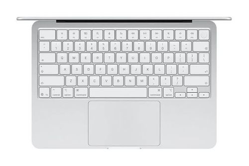 Thiết kế gọn gàng và khu vực bàn phím, trackpad quen thuộc là yếu tố khiến nhiều người dễ hình dung MacBook như một công cụ học tập, làm việc hằng ngày.