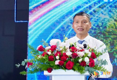 Phó Chủ tịch Thường trực UBND thành phố Hồ Kỳ Minh phát biểu tại lễ khởi công. Ảnh: T.CÔNG