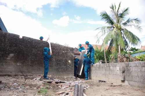 Chương trình xóa nhà tạm, nhà dột nát, góp phần cải thiện điều kiện sống cho người có công và các đối tượng chính sách - Ảnh: M.H