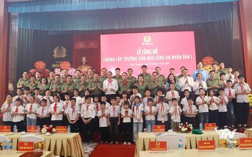 Lễ công bố thành lập Trường Văn hóa CAND I là đơn vị cấp phòng thuộc Công an tỉnh Thái Nguyên và là cơ sở giáo dục trong hệ thống giáo dục quốc dân.