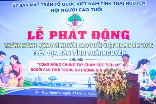 Đồng chí Nông Quang Nhất, Phó Chủ tịch UBND tỉnh, phát biểu tại Lễ phát động.