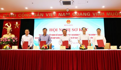 Lãnh đạo Bộ Xây dựng ký kết quy chế phối hợp với các UBND tỉnh có đường sắt đi qua, tăng cường phối hợp đồng bộ trong quản lý Nhà nước, xử lý lối đi tự mở và bảo đảm trật tự, an toàn giao thông đường sắt.