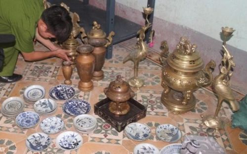 Cổ vật bị đánh cắp được cơ quan chức năng tìm lại