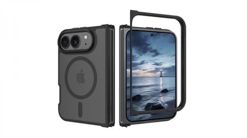 Ốp lưng cho iPhone màn hình gập. Ảnh: macrumors